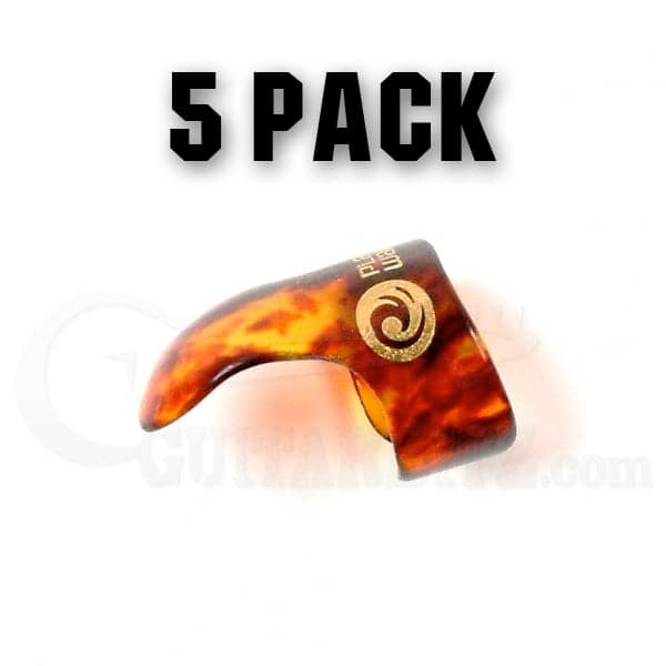 D'Addario Shell Fingerpick Players Pack - 5 Pack - Large