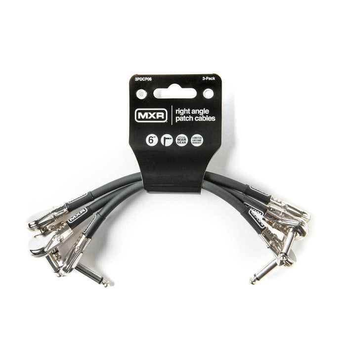 MXR 6" Right-Angle Patch Cable 3-Pack