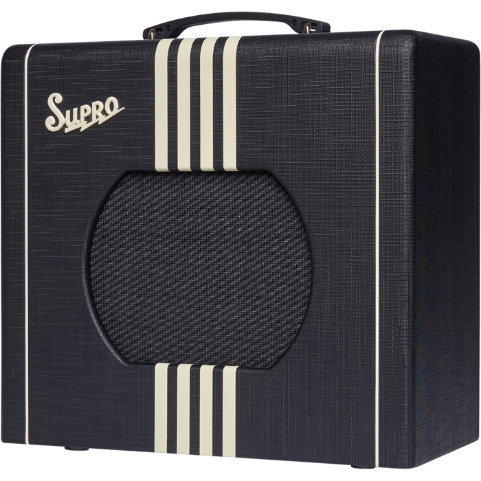 Supro Delta King 10 1820RBC 5 Watt 1x10” Combo Amplifier in Black and Cream