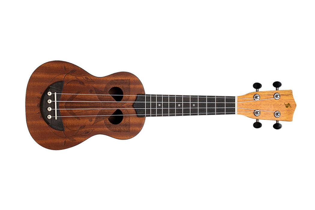 Stagg US-TIKI-EH Sapele Tiki Series Soprano Ukulele