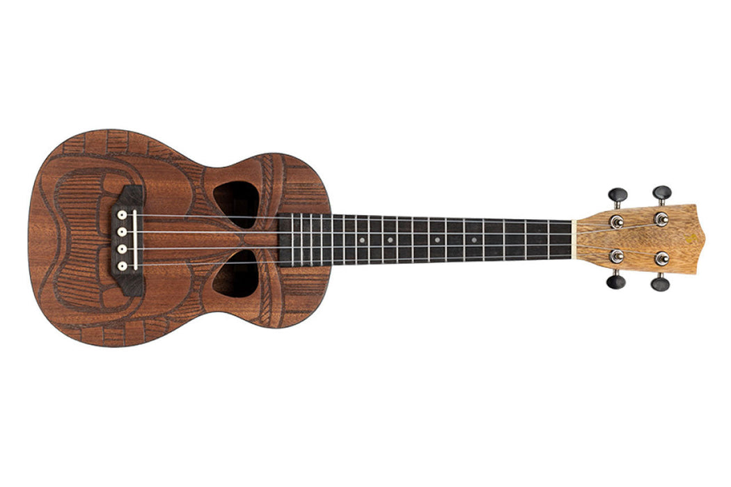 Stagg UC-TIKI-HEWA Sapele Tiki Series Concert Ukulele