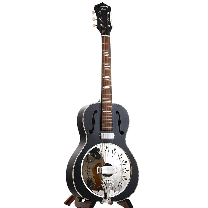 Recording King B-Stock Dirty 30s Mini Bucker Resonator Guitar Black Finish