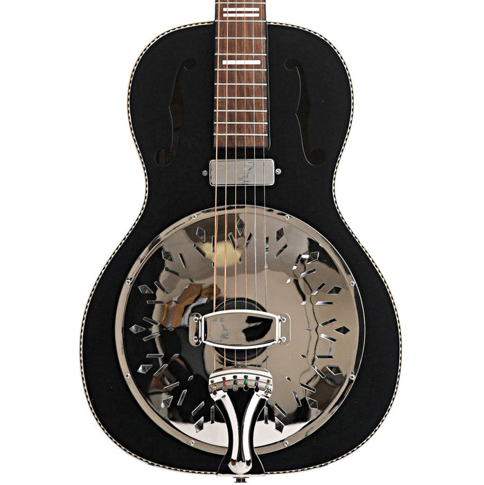 Recording King B-Stock Dirty 30s Mini Bucker Resonator Guitar Black Finish