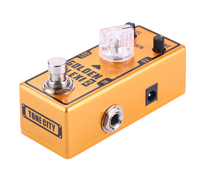 Tone City Golden Plexi v2 Distortion mini effect pedal True bypass