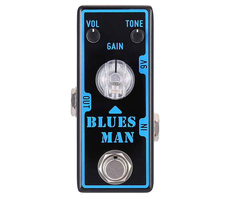 Tone City Blues Man Low Gain Overdrive mini effect pedal True bypass