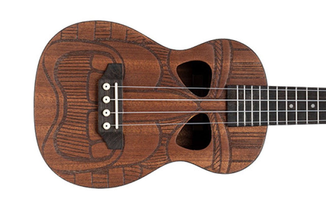 Stagg UC-TIKI-HEWA Sapele Tiki Series Concert Ukulele