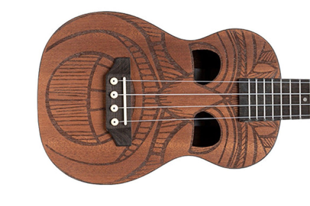 Stagg UC-TIKI-MAIO Sapele Tiki Series Concert Ukulele