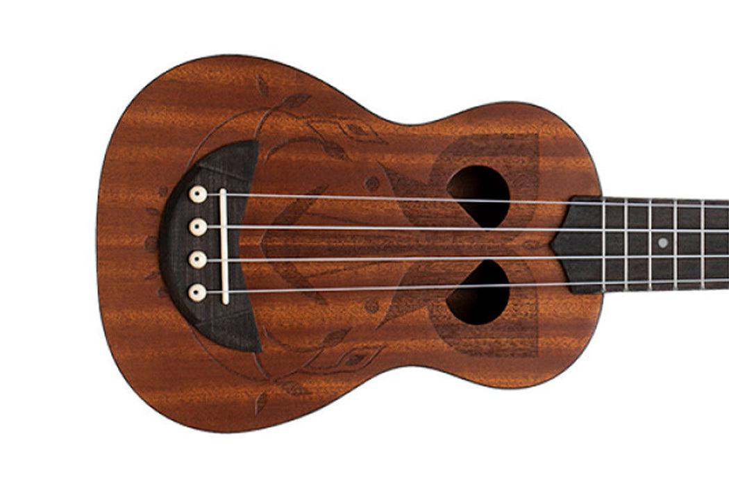 Stagg US-TIKI-EH Sapele Tiki Series Soprano Ukulele