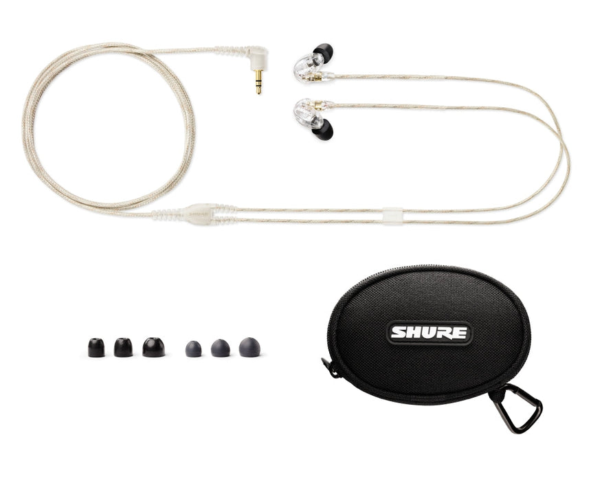 Shure SE215-CL Sound Isolating Earphones - Clear