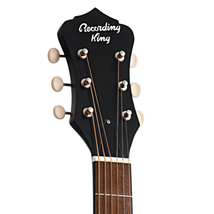 Recording King B-Stock Dirty 30s Mini Bucker Resonator Guitar Black Finish