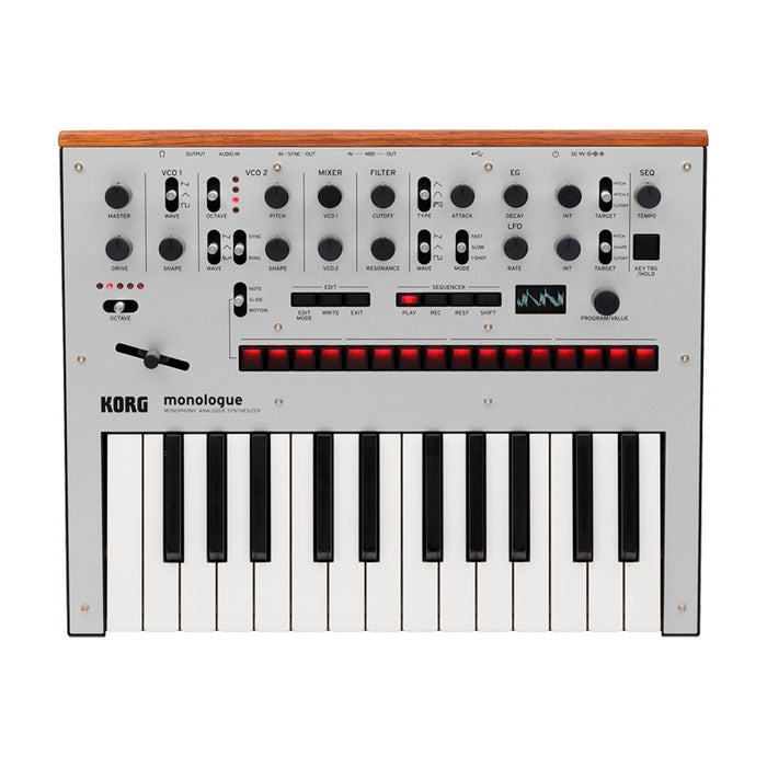 KORG monologue Monophonic Analog Synthesizer - Silver