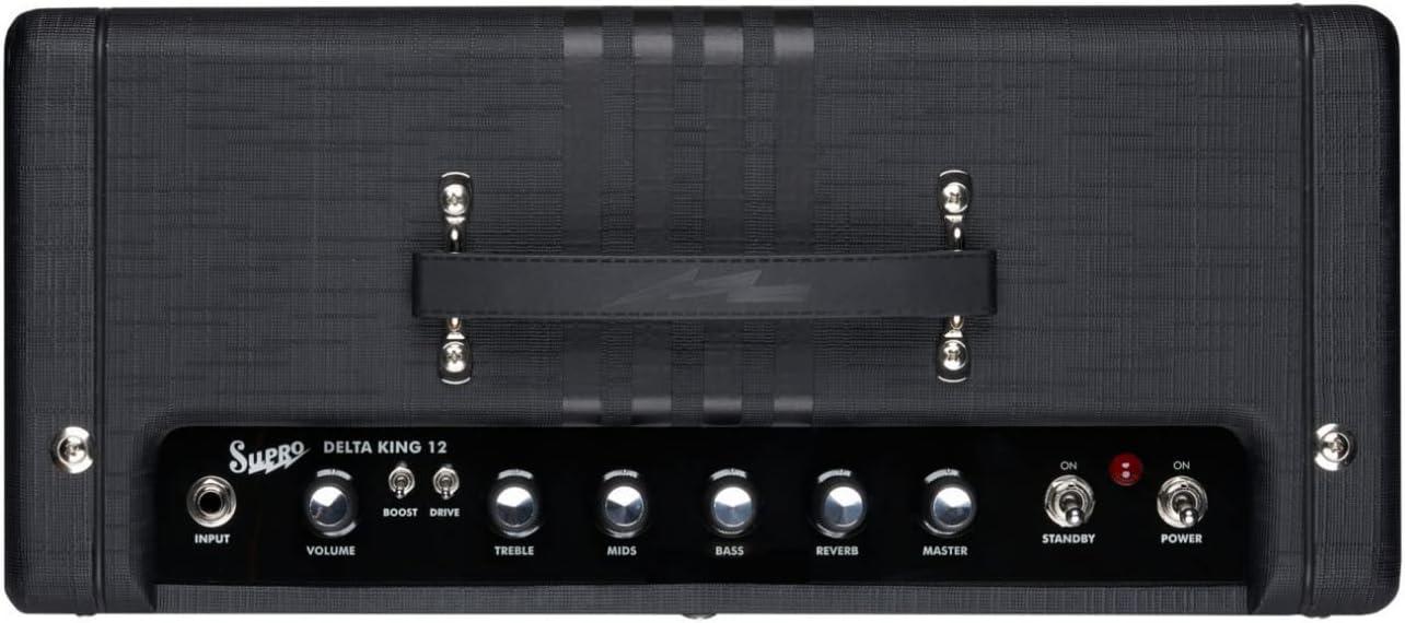 Supro 1822RBB Delta King 12 15 Watt 1x12” Combo Amplifier in Black and Black