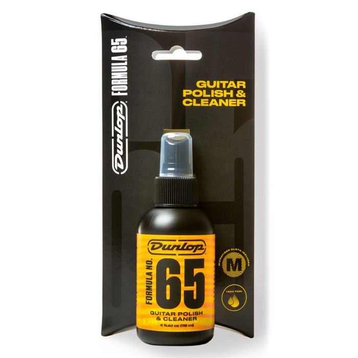 Paño y abrillantador de guitarra Dunlop Formula 65, 4 oz