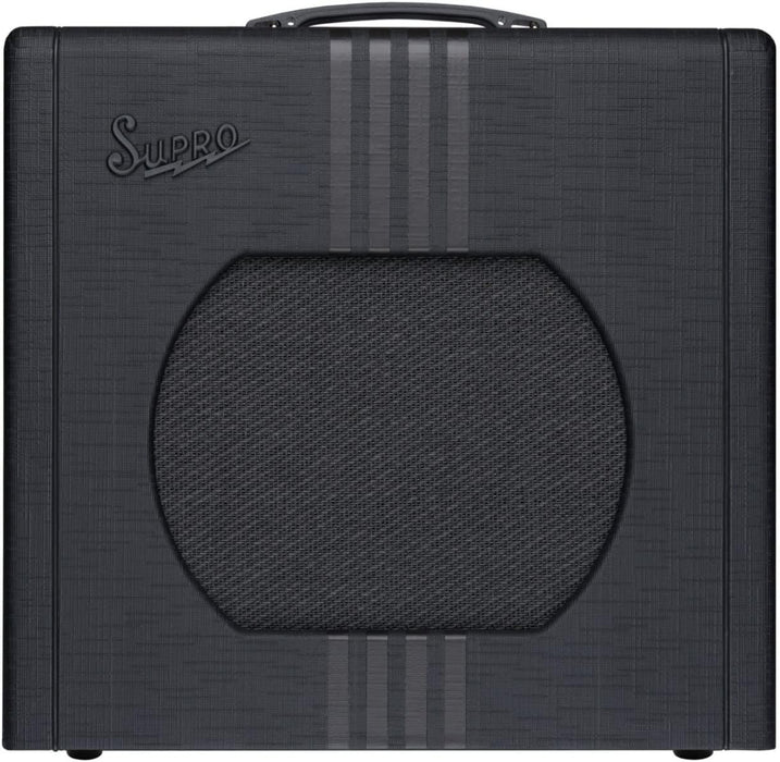 Supro 1822RBB Delta King 12 15 Watt 1x12” Combo Amplifier in Black and Black