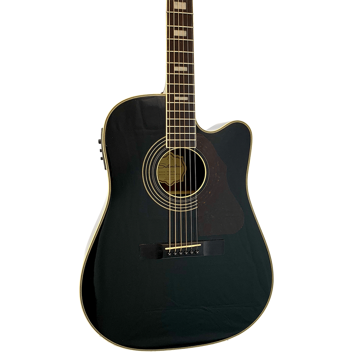 Silvertone 955CE BK Acoustic Guitar