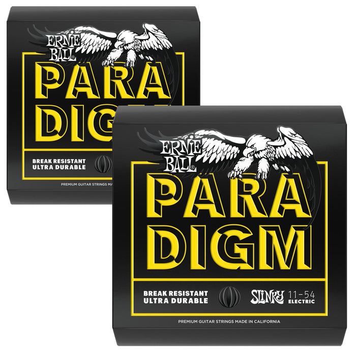 Cuerdas para guitarra eléctrica Ernie Ball Paradigm Beefy Slinky, paquete de 2, calibre 11-54