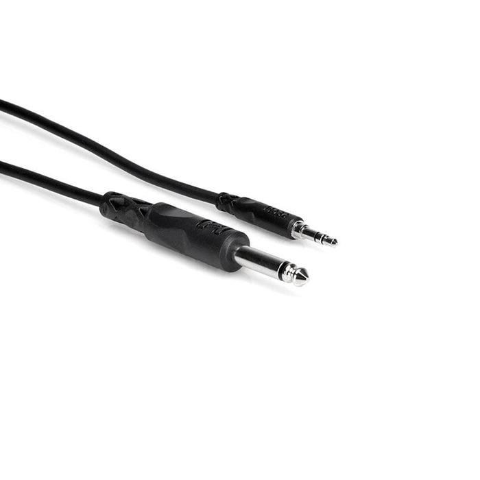 Cable Hosa de 5 pies, conector TRS de 3,5 mm a conector TS de 1/4"