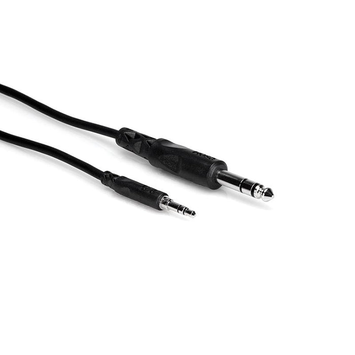 Cable Hosa de 10 pies, conector TRS de 3,5 mm a TRS de 1/4"