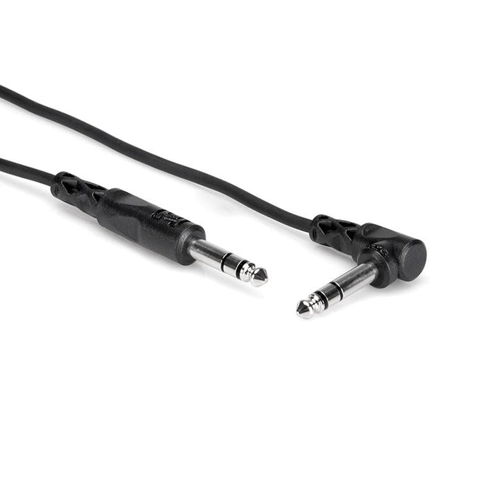 Hosa 1/4" TRS to 1/4" TRS Angle Cable