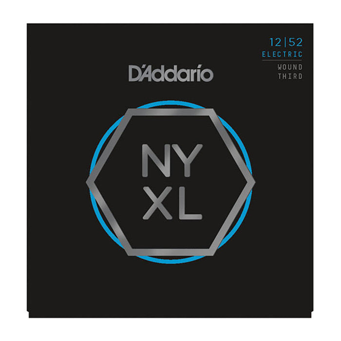 DAddario 12-52 NYXL Light Wound 3RD Nickel Wound Electric Strings