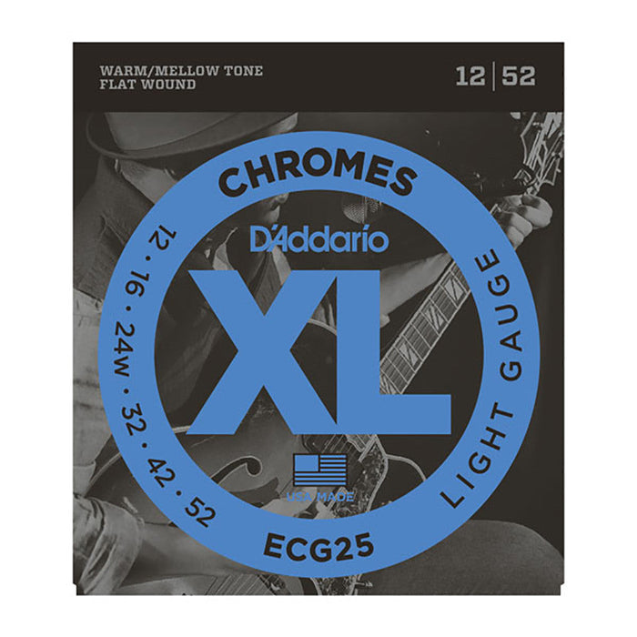 DAddario 12-52 Jazz Chromes Light