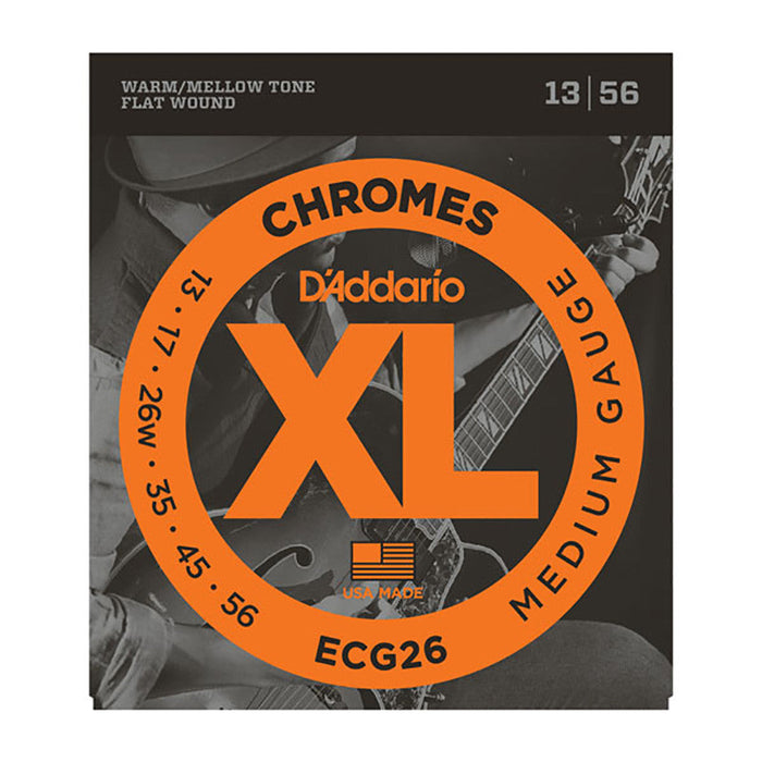 DAddario 13-56 Jazz Chromes Medium