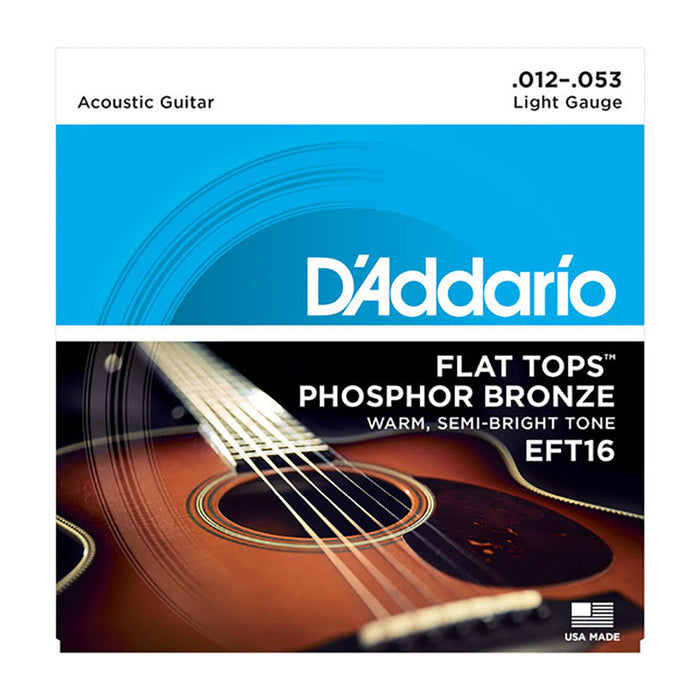 DAddario Light Flat Top Acoustic