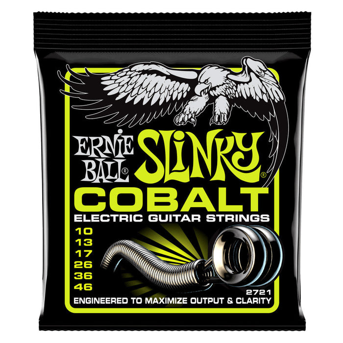 Guitarra eléctrica Ernie Ball 10-46 Cobalt Regular Slinky