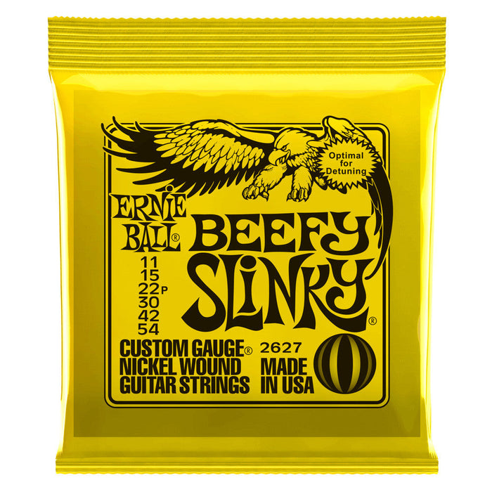 Cuerdas para guitarra eléctrica Ernie Ball 11-54 Beefy Slinky