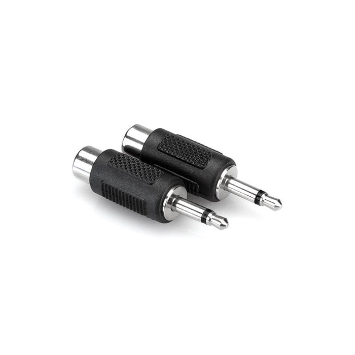 Conector RCA macho a macho de 3,5 mm Hosa GRM114 (par)