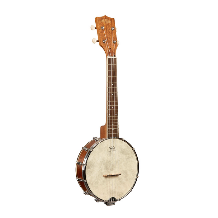 Kala Natural Mahogany Banjo Concert Ukulele with Bag