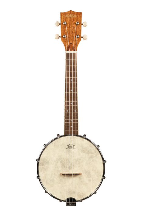 Kala Natural Mahogany Banjo Concert Ukulele with Bag