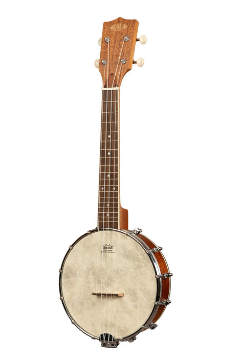 Kala Natural Mahogany Banjo Concert Ukulele with Bag