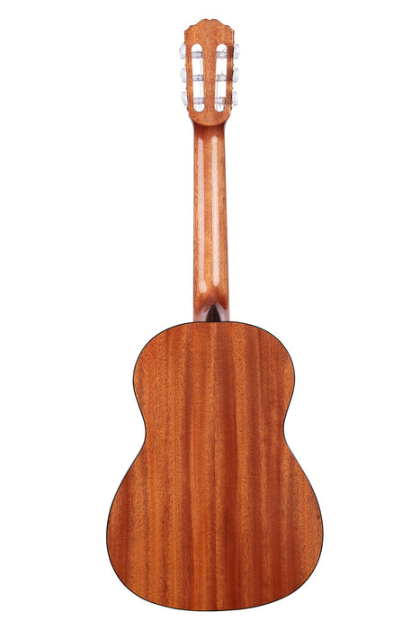 Guitarra clásica de tamaño 3/4 con tapa de cedro y cuerdas de nailon y caoba de Kala