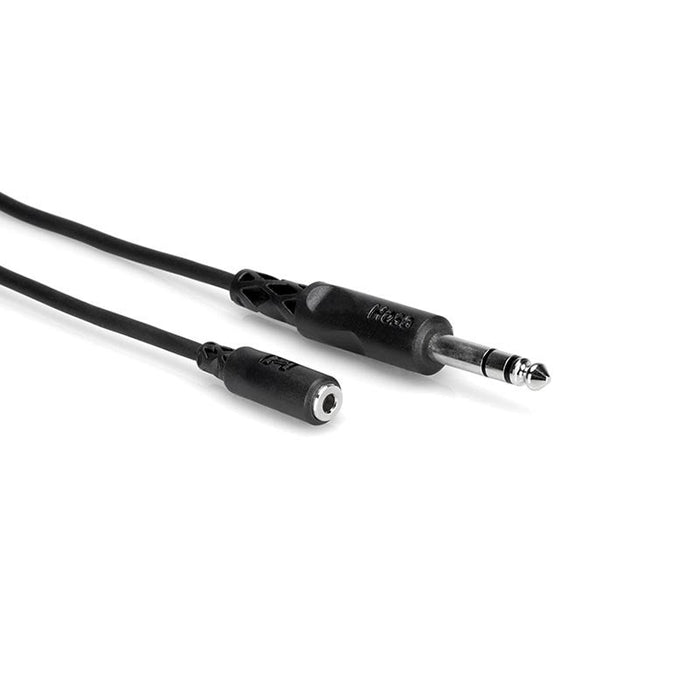 Extensión para auriculares Hosa MHE-310 de 3,5 mm a TRS de 1/4", 10 pies