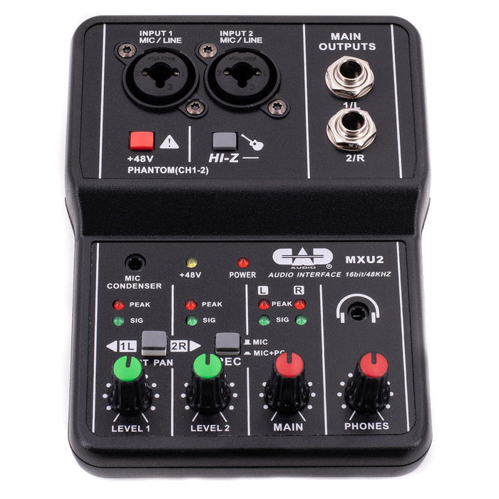 CAD 2 Channel Mixer with Phantom Power