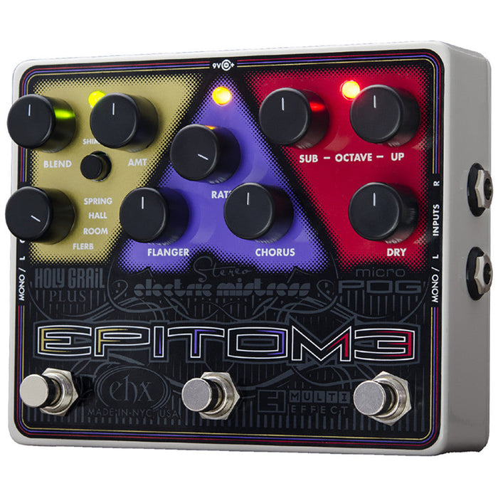 Electro Harmonix Multi-Effects Pedal: Micro Pog - Stereo Electric Mistress - Holy Grail