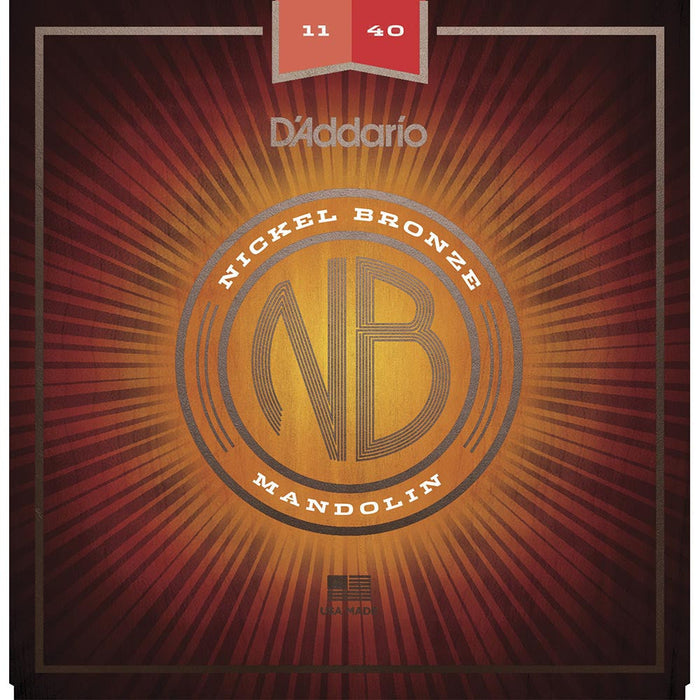 DAddario 11-40 Medium Nickel Bronze Mandolin Strings