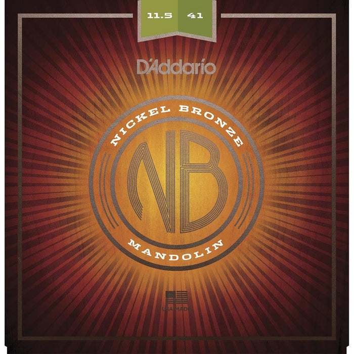 DAddario 11.5-41 Medium-Heavy Nickel Bronze Mandolin Strings