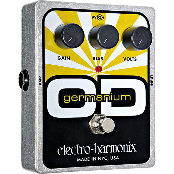 Overdrive de germanio OD de Electro Harmonix, batería incluida, fuente de alimentación 9.6DC-200 opcional