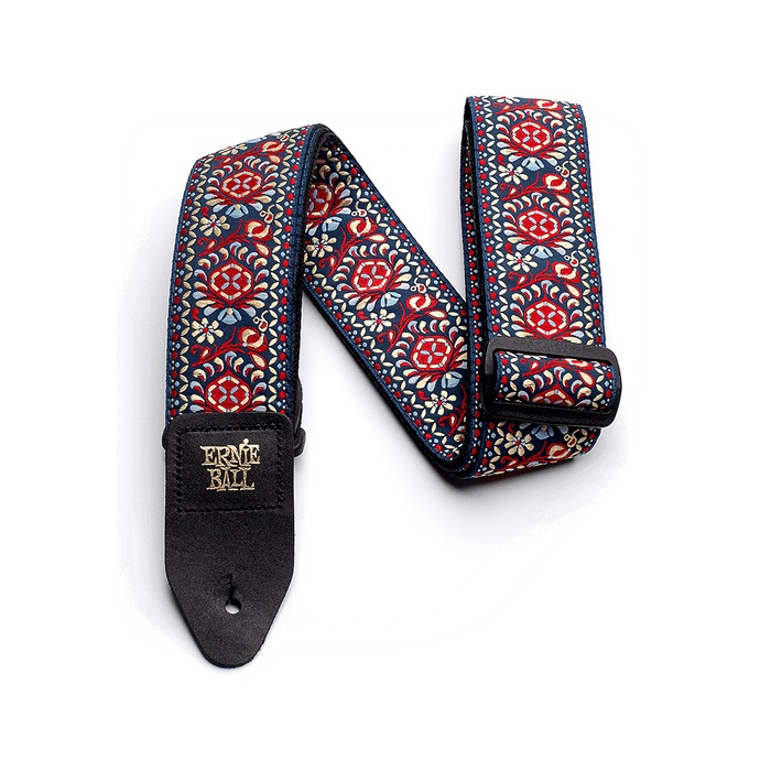 Ernie Ball Jacquard Guitar Strap, Royal Bloom