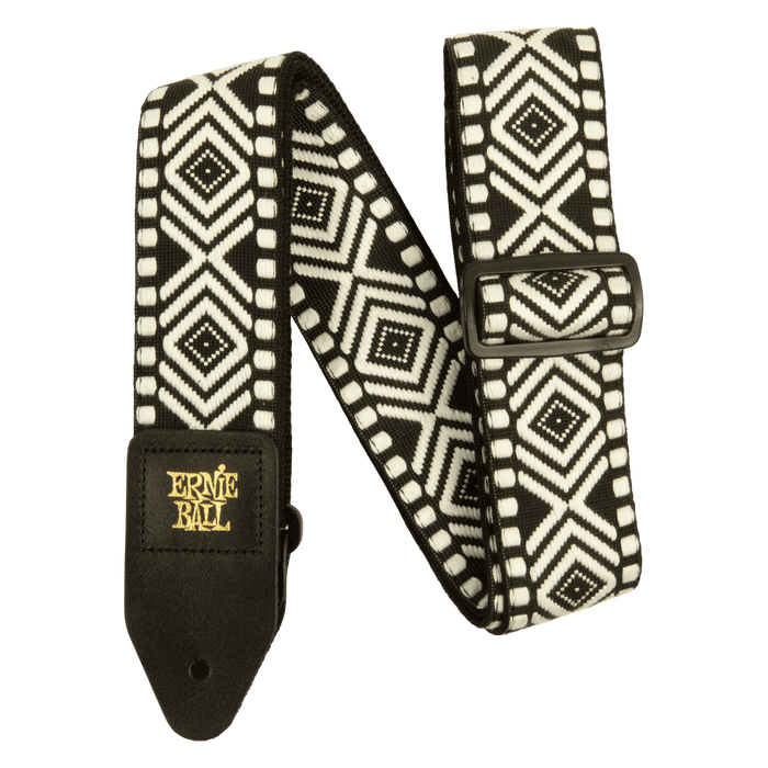 Ernie Ball Jacquard Guitar Strap, White Savannah