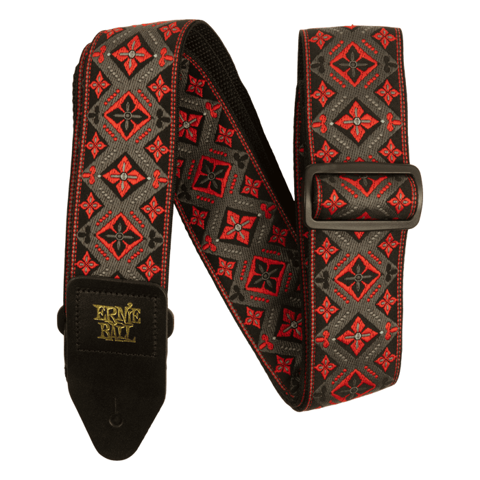 Ernie Ball Jacquard Guitar Strap, Red King