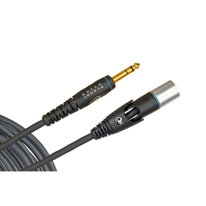 Cable de micrófono DAddario de 5 pies con conector XLR macho a 1/4 de pulgada, serie personalizada