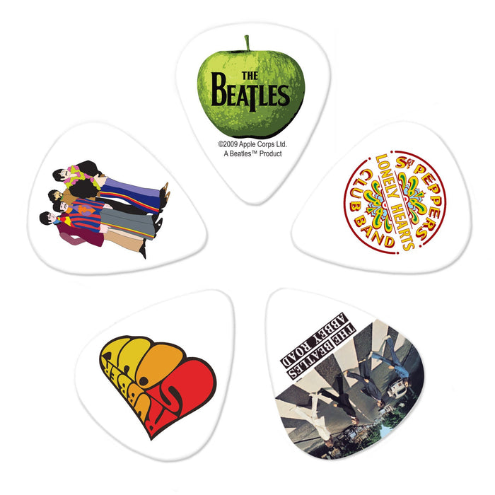 Púas de guitarra DAddario Beatles - Álbumes - Paquete de 10 medianas