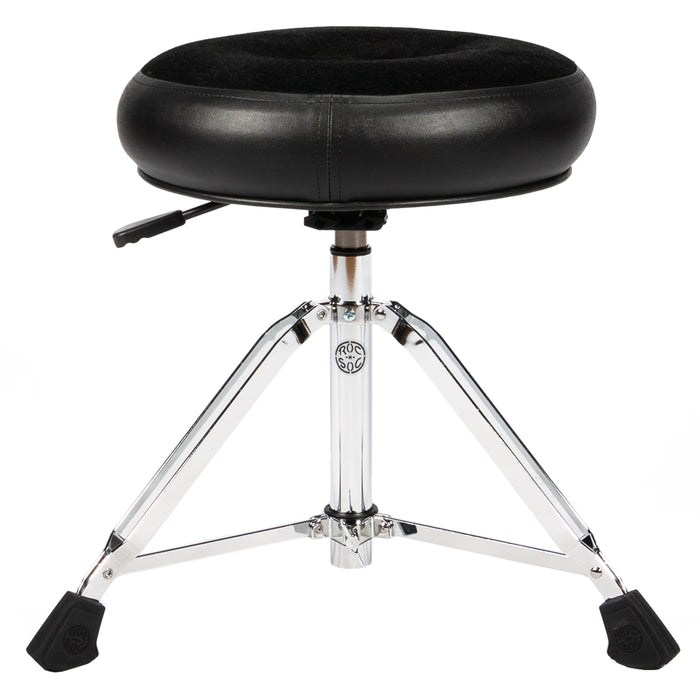 Roc-N-Soc Nitro Round Throne - Black W/ BACKREST