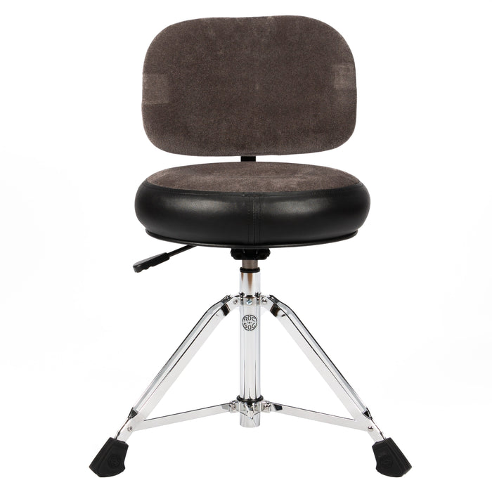 Roc-N-Soc Nitro Round Throne - Grey W/ BACKREST