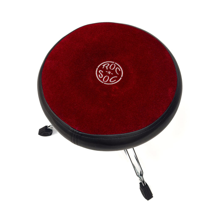 Roc-N-Soc Nitro Round Throne - Red W/ BACKREST