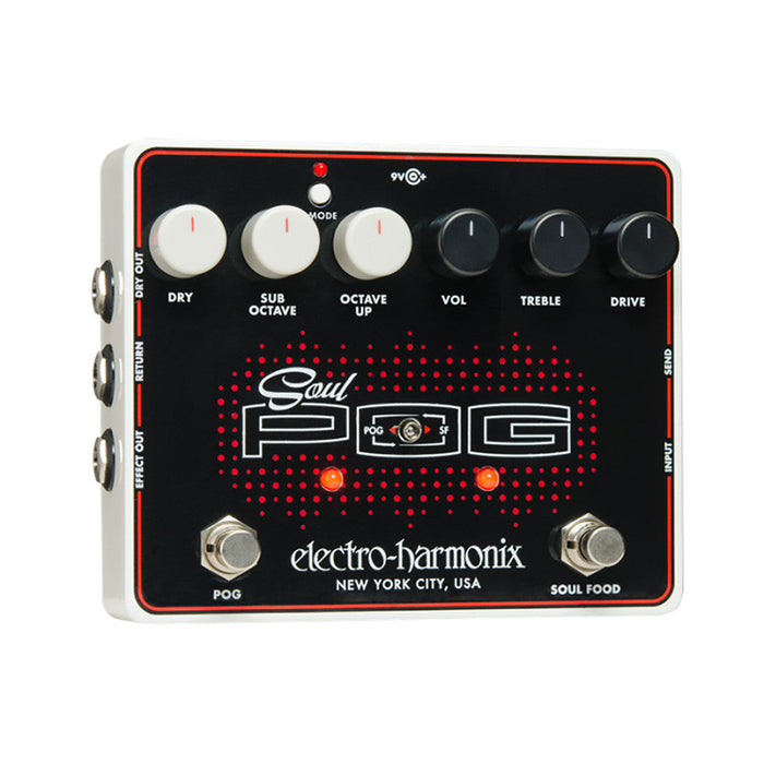 Generador de octavas polifónicas y overdrive transparente Electro Harmonix Soul Pog