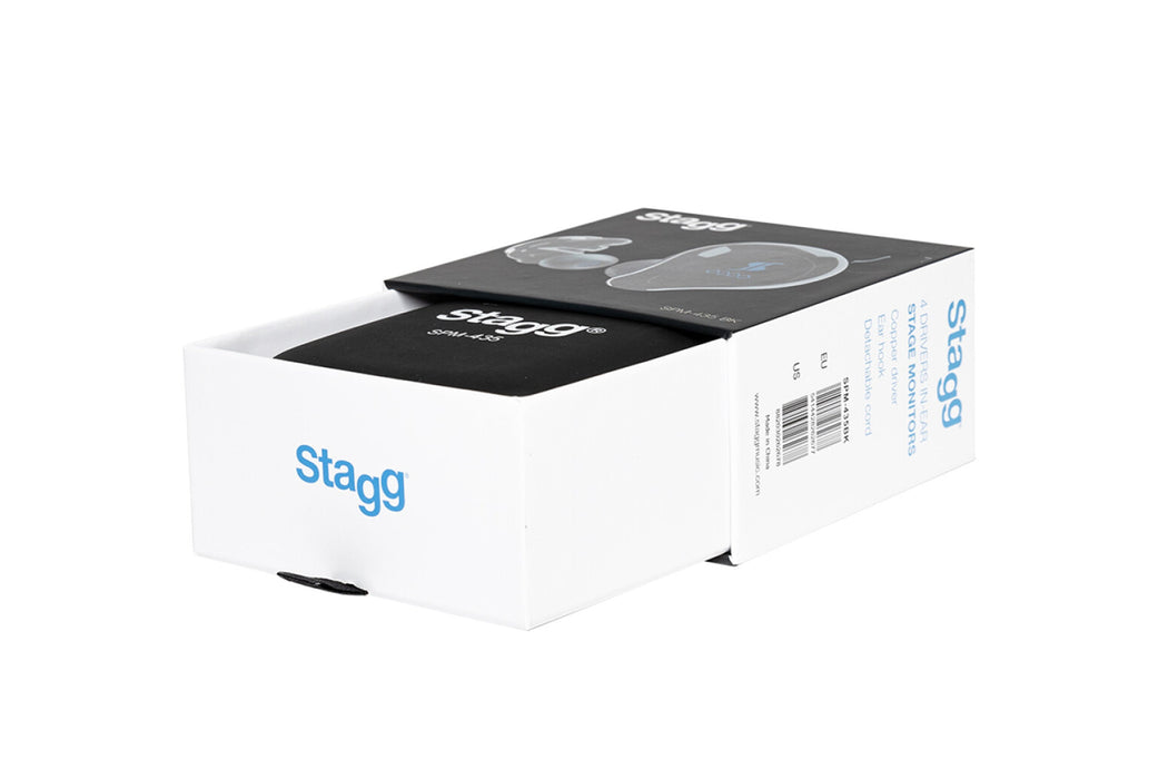 Stagg SPM-435 TR High Resolution Sound Isolating Earphones - 4 Drivers